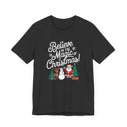 Men & Women Christmas T-Shirt. Magic of Christmas. Unisex Christmas T-Shirt.