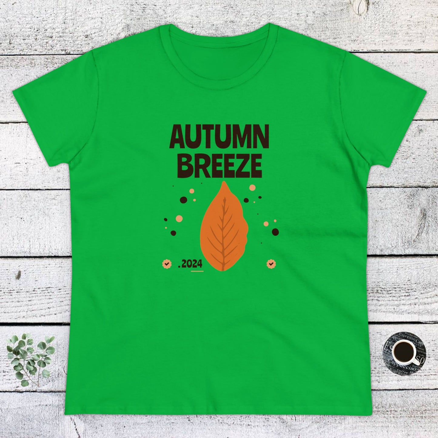 women t-shirts, women's tee, fall, autumn breeze, gift