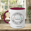 Colorful Mugs / Maroon / 11oz