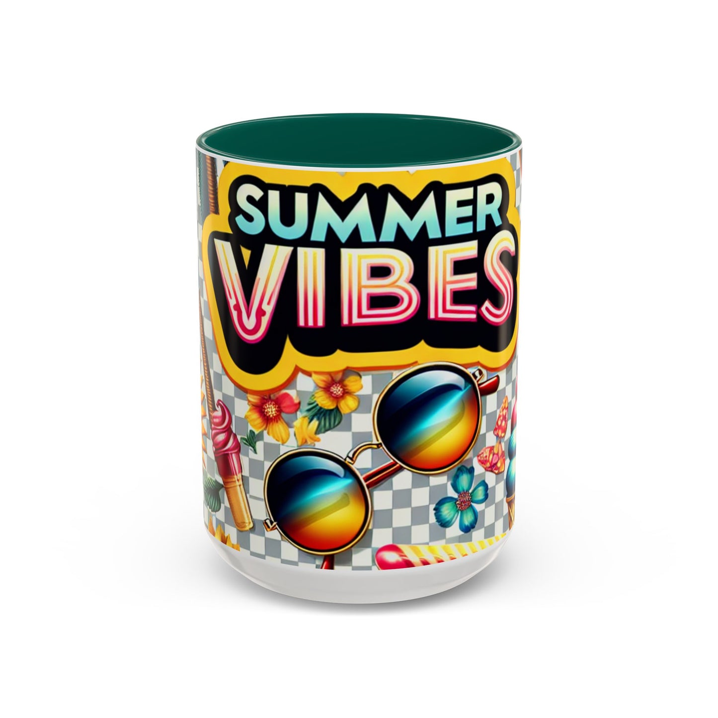colorful summer vibes mug | vibrant design for your morning coffee