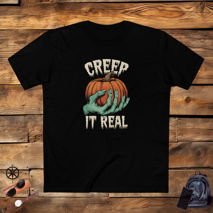 Men's T-Shirt, Men's Tee, Men's Halloween, Men's Funny gift - Creep it real!