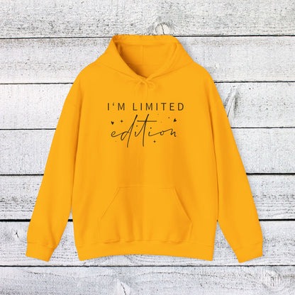 Unisex Heavy Blend™ Hooded Sweatshirt - I’m Limited Edition - Unique Confidence Quote