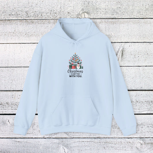 Men's and Women's Christmas Sweatshirt. Christmas is better with you. Unisex Christmas Sweatshirt.