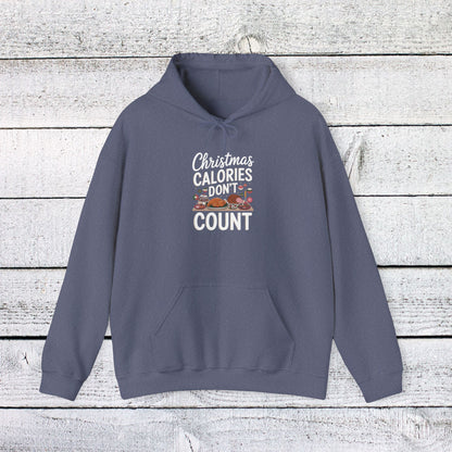 Men's and Women's Christmas Sweatshirt. Christmas Calories don't count. Unisex Christmas Sweatshirt.