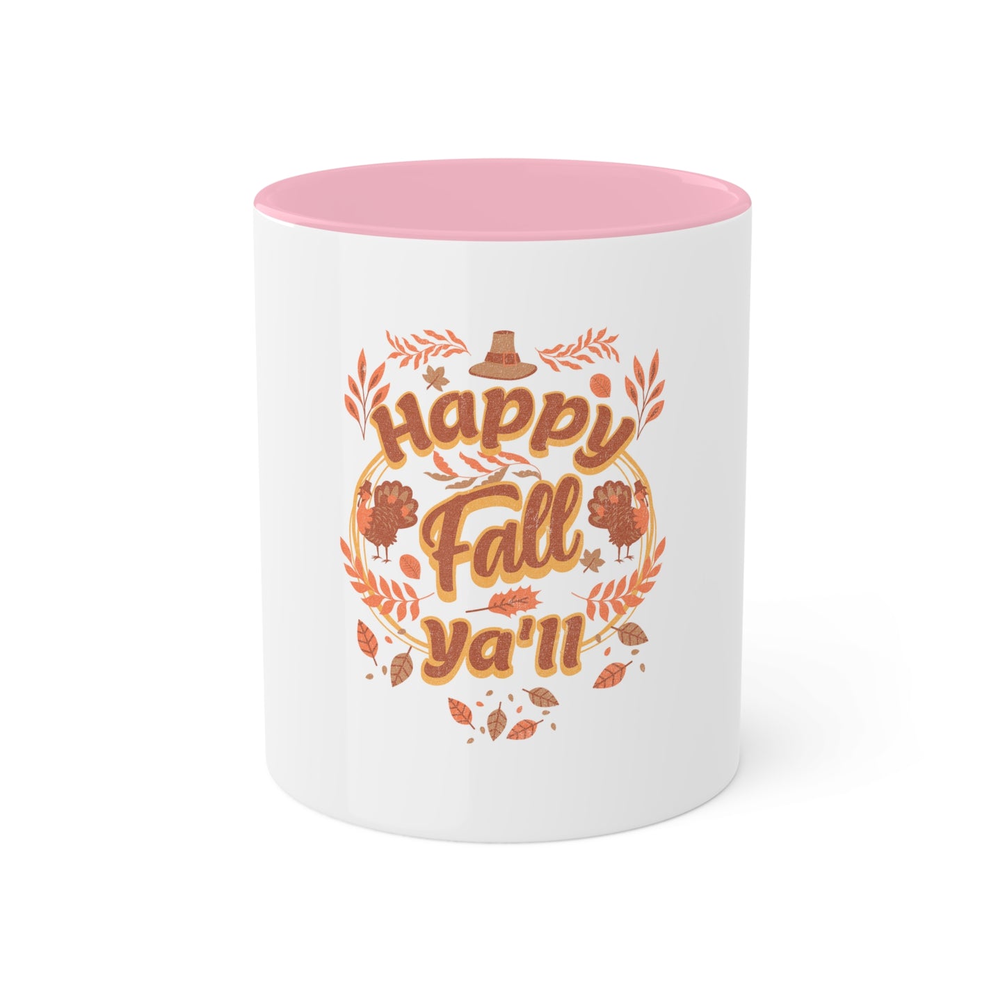 colorful 11oz mug - happy fall ya'll