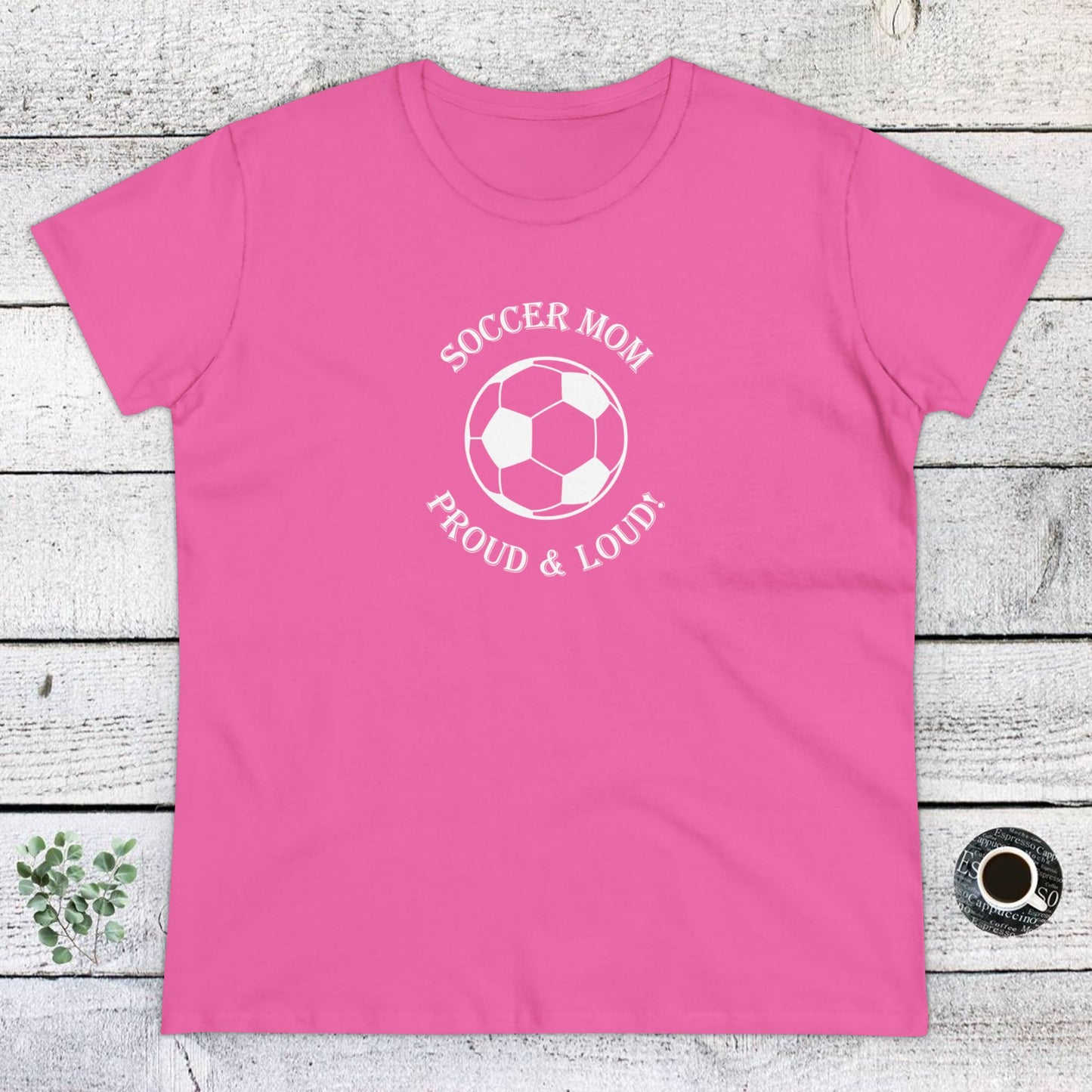 womens t-shirt - soccer mom