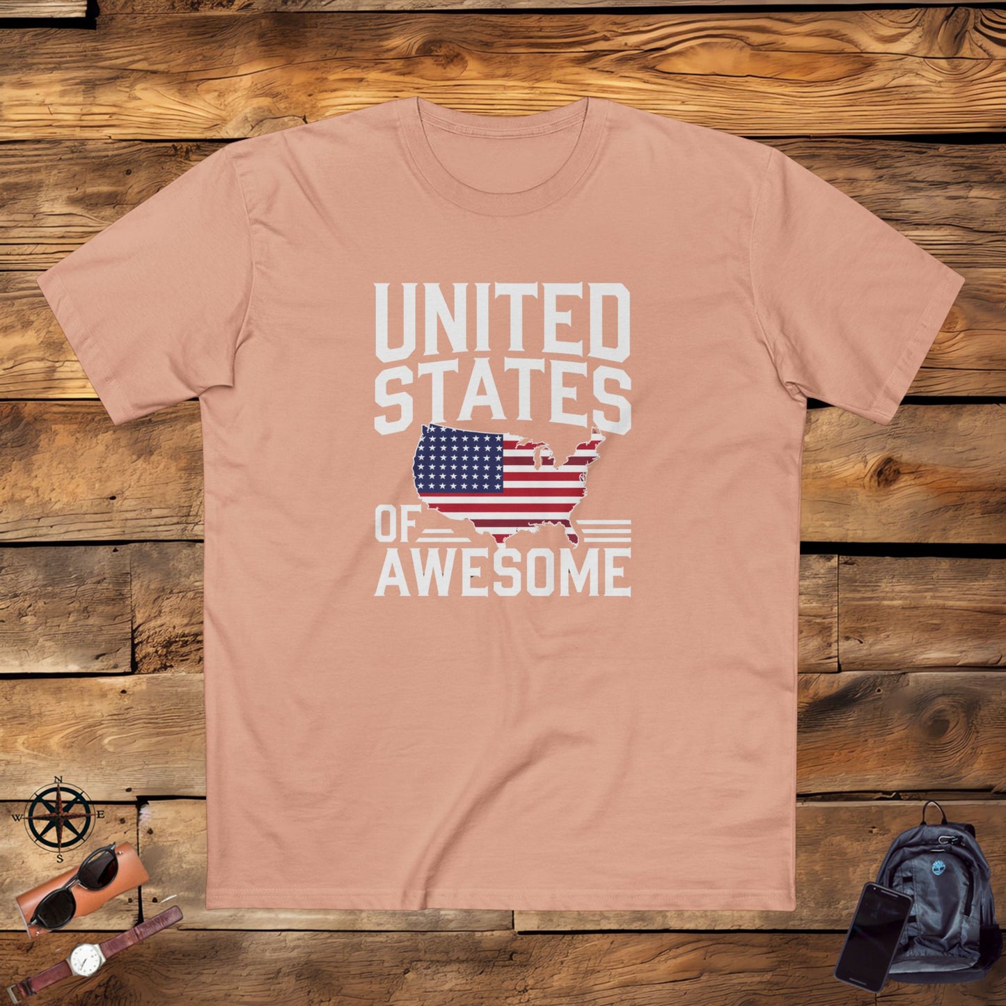 men's t-shirt, men's tee, funny gift, election, united states of awesome