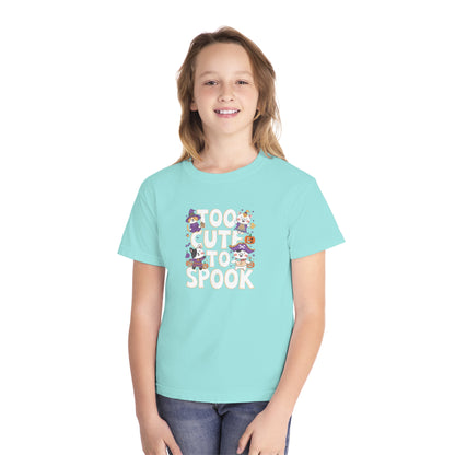 Youth T-Shirt, Youth Halloween T-Shirt, Too Cute to Spook!