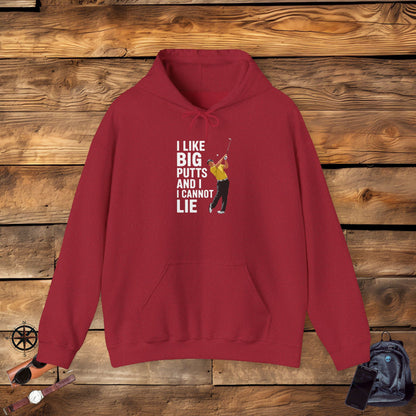 Men & Women Golf Sweatshirt: I Like Big Putts and I Cannot Lie. Unisex Golf Sweatshirt