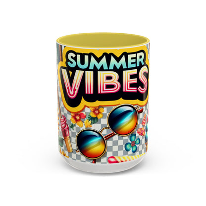 Colorful Summer Vibes Mug | Vibrant Design for Your Morning Coffee