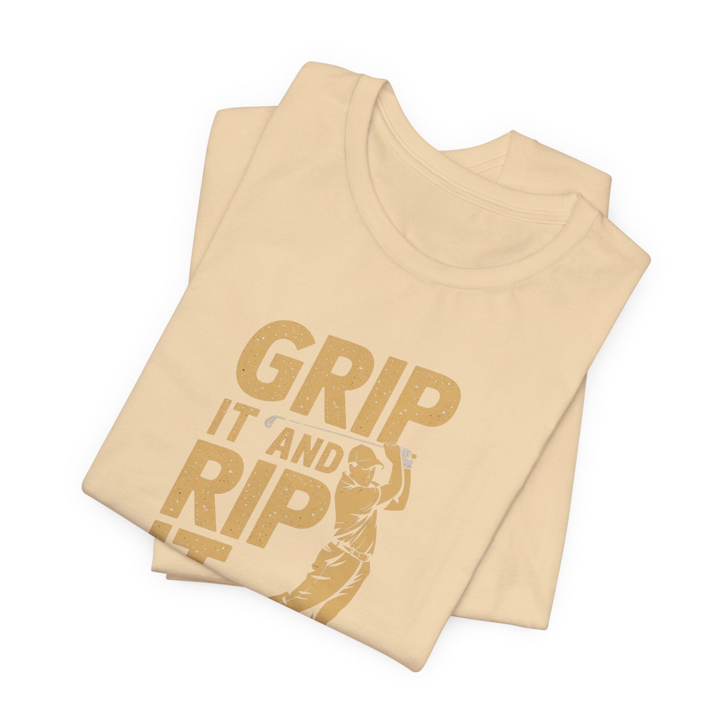 men & women golf t-shirt: grip it and rip it! unisex golf t-shirt.