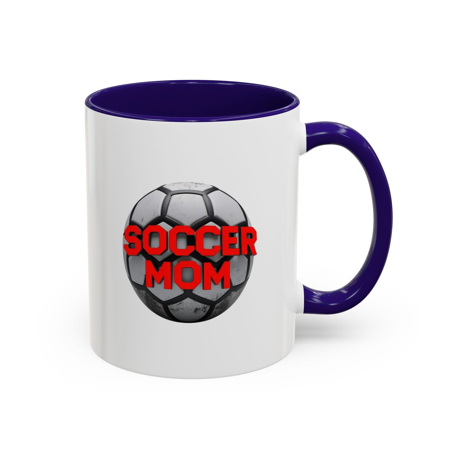colorful soccer mom mug - perfect gift for sports enthusiasts