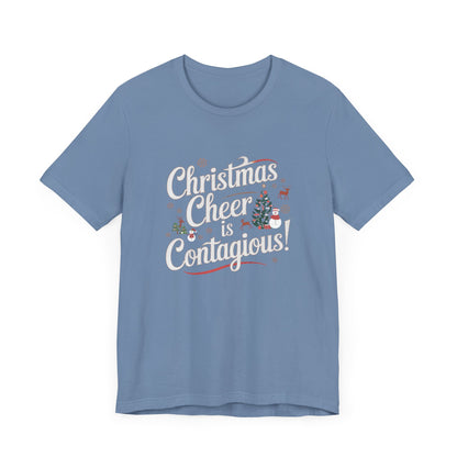 Men & Women Christmas T-Shirt. Christmas Cheer. Unisex Christmas T-Shirt.