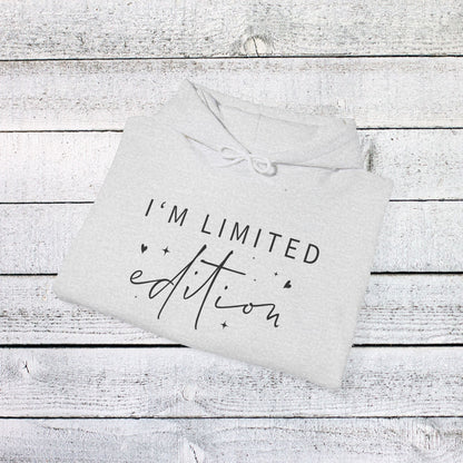 Unisex Heavy Blend™ Hooded Sweatshirt - I’m Limited Edition - Unique Confidence Quote