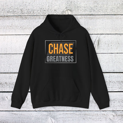 Unisex Heavy Blend™ Hooded Sweatshirt - Chase Greatness - Bold Motivation Quote