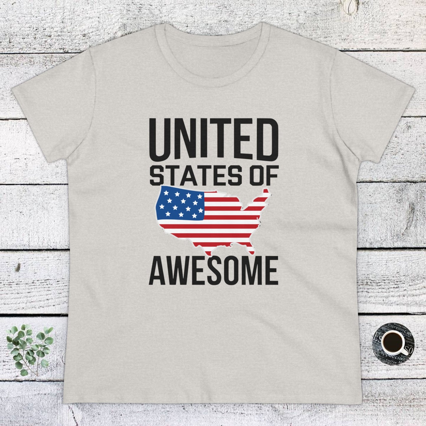 women's t-shirt, women's tee, funny gift, united states of awesome!