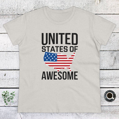 Women's T-Shirt, Women's Tee, Funny Gift, United States of Awesome!