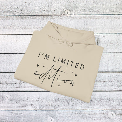 Unisex Heavy Blend™ Hooded Sweatshirt - I’m Limited Edition - Unique Confidence Quote