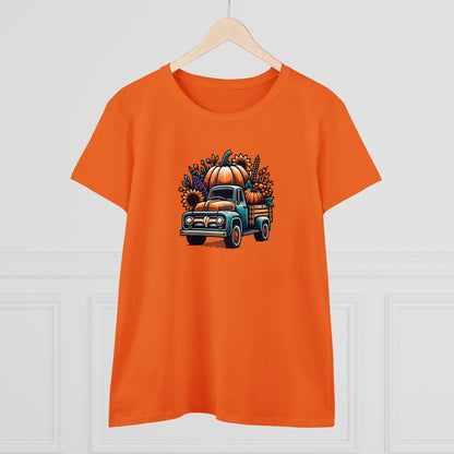 Womens T-Shirt - Pumpkin Truck!