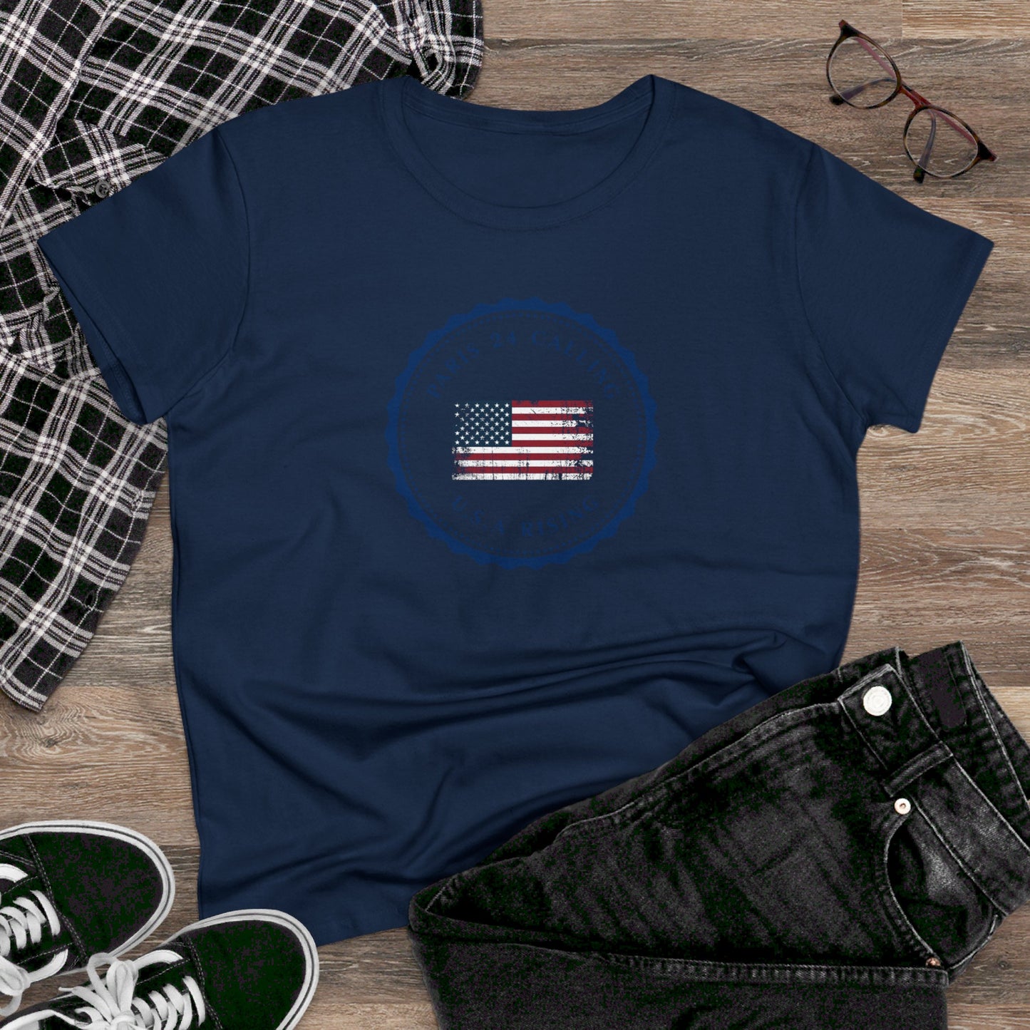 women's t-shirt - usa rising