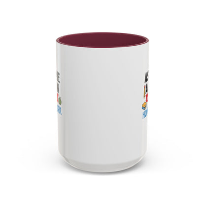 Colorful 'Ask Me Again, It's Homework' Mug - Perfect for Students. Teachers with Attitude.
