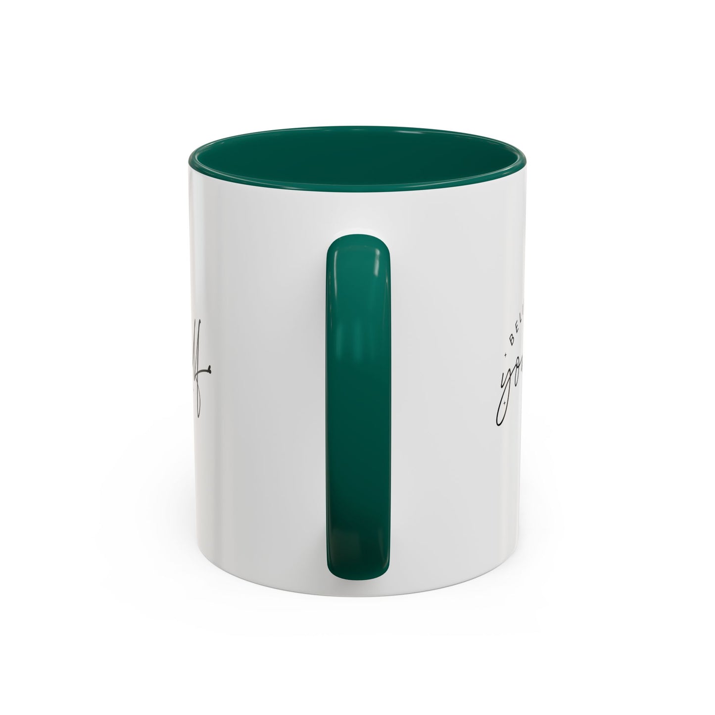 colorful inspirational mug - believe in yourself