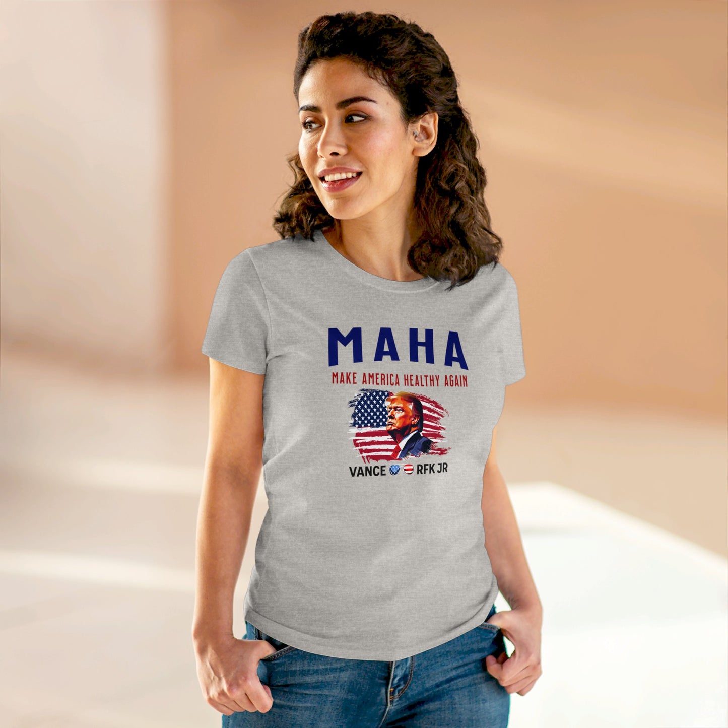 women's t-shirt - make america healthy again (maha)