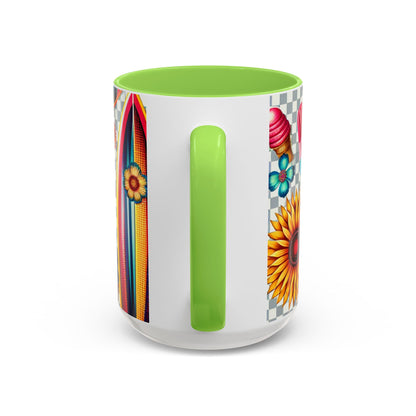 Colorful Summer Vibes Mug | Vibrant Design for Your Morning Coffee