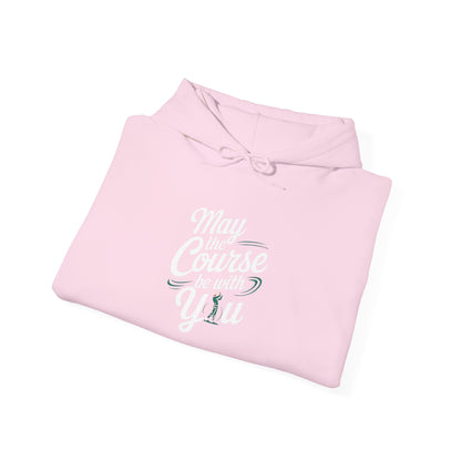 Men & Women Golf Sweatshirt: May the course be with you. Unisex Sweatshirt.