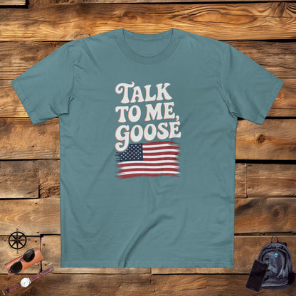 Men's T-Shirt, Men's Tee, Funny Gift, Talk to me Goose