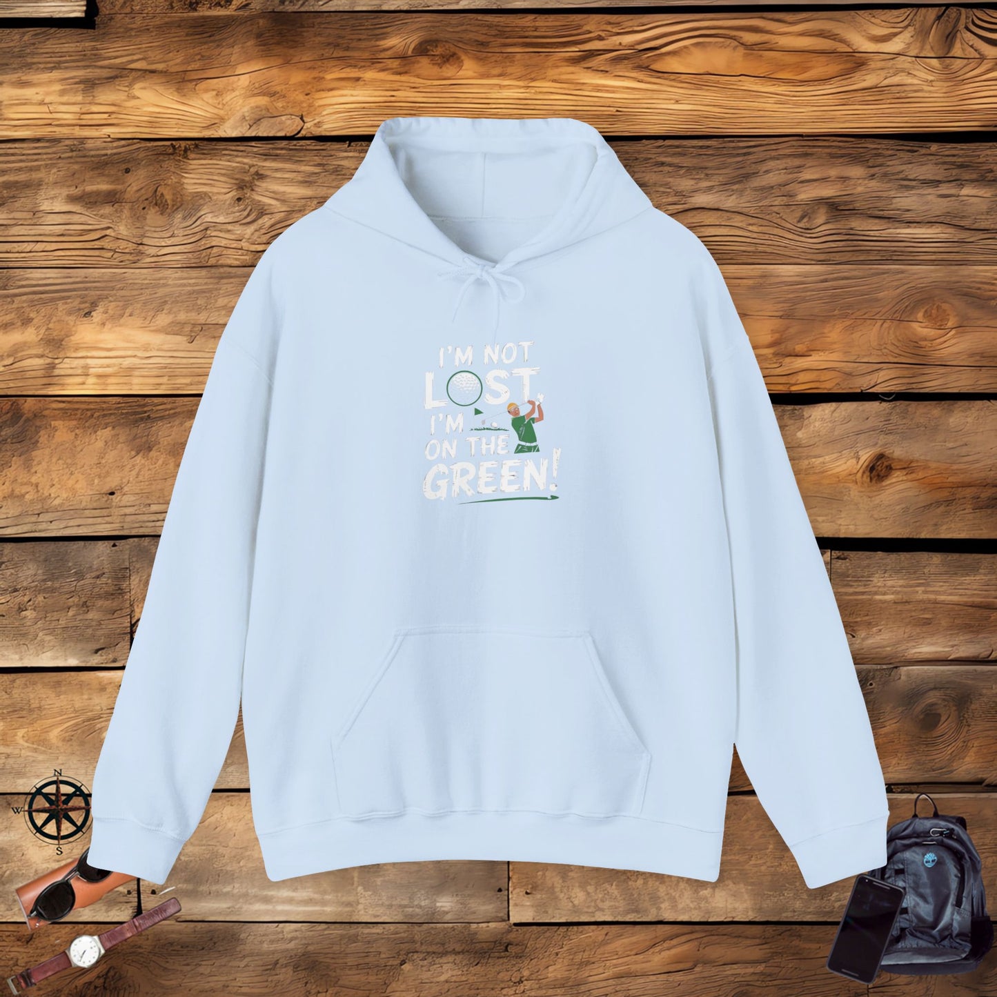 men & women golf sweatshirt: on the green! unisex sweatshirt