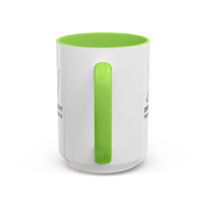 Colorful Golf Mug - Driver or Iron? The Daily Struggle