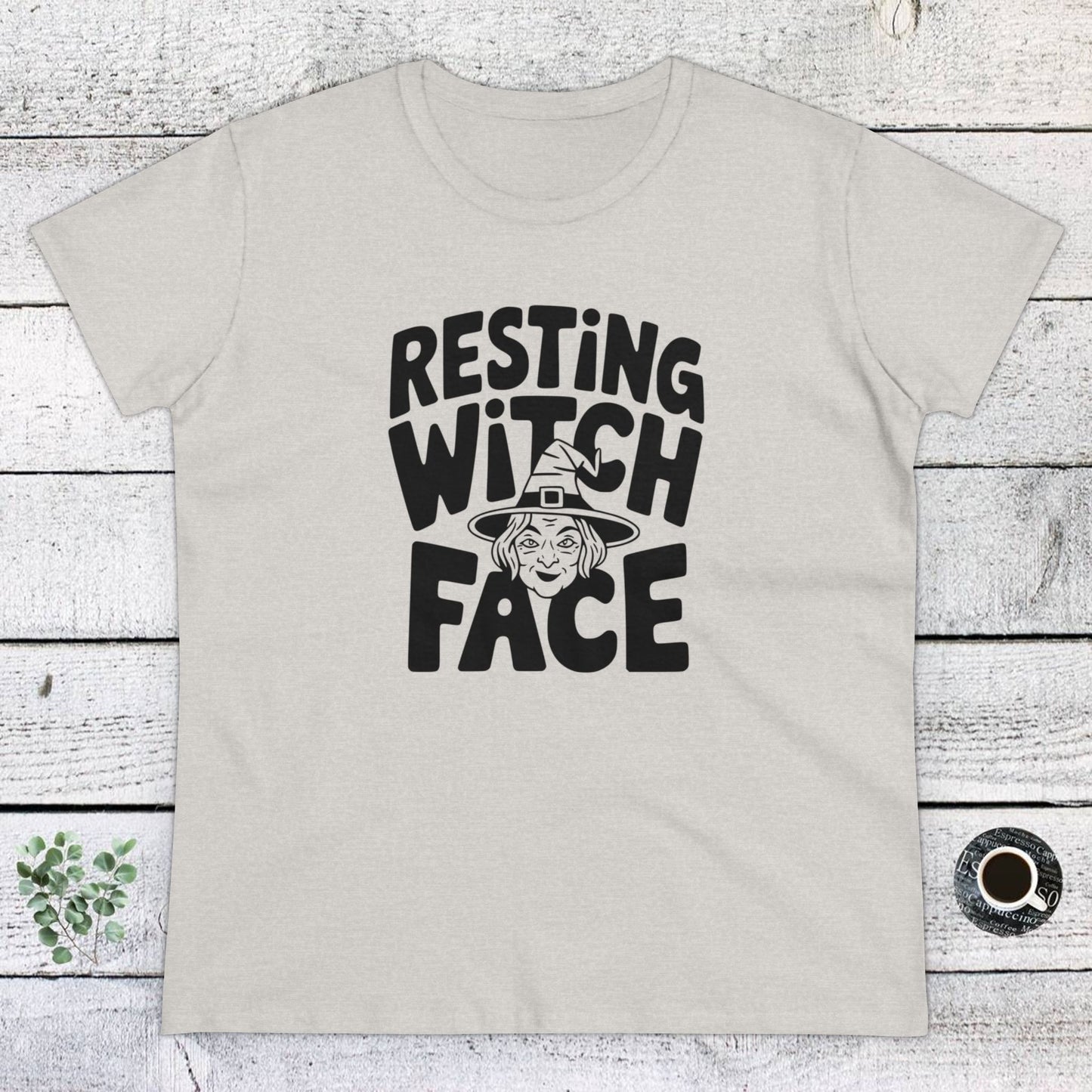 women's t-shirt, women's tee, women's halloween, witch!