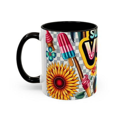 Colorful Summer Vibes Mug | Vibrant Design for Your Morning Coffee