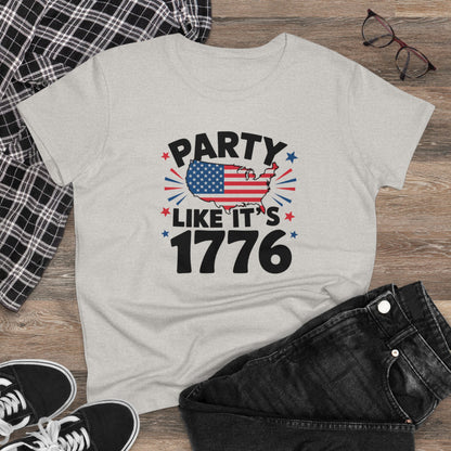 Women's T-Shirt, Women's Tee, Funny Gift, Party Like its 1776!