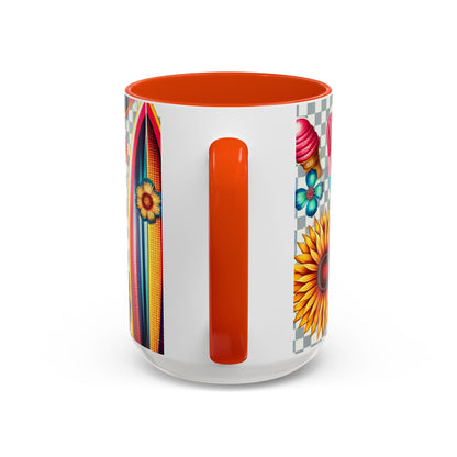 Colorful Summer Vibes Mug | Vibrant Design for Your Morning Coffee