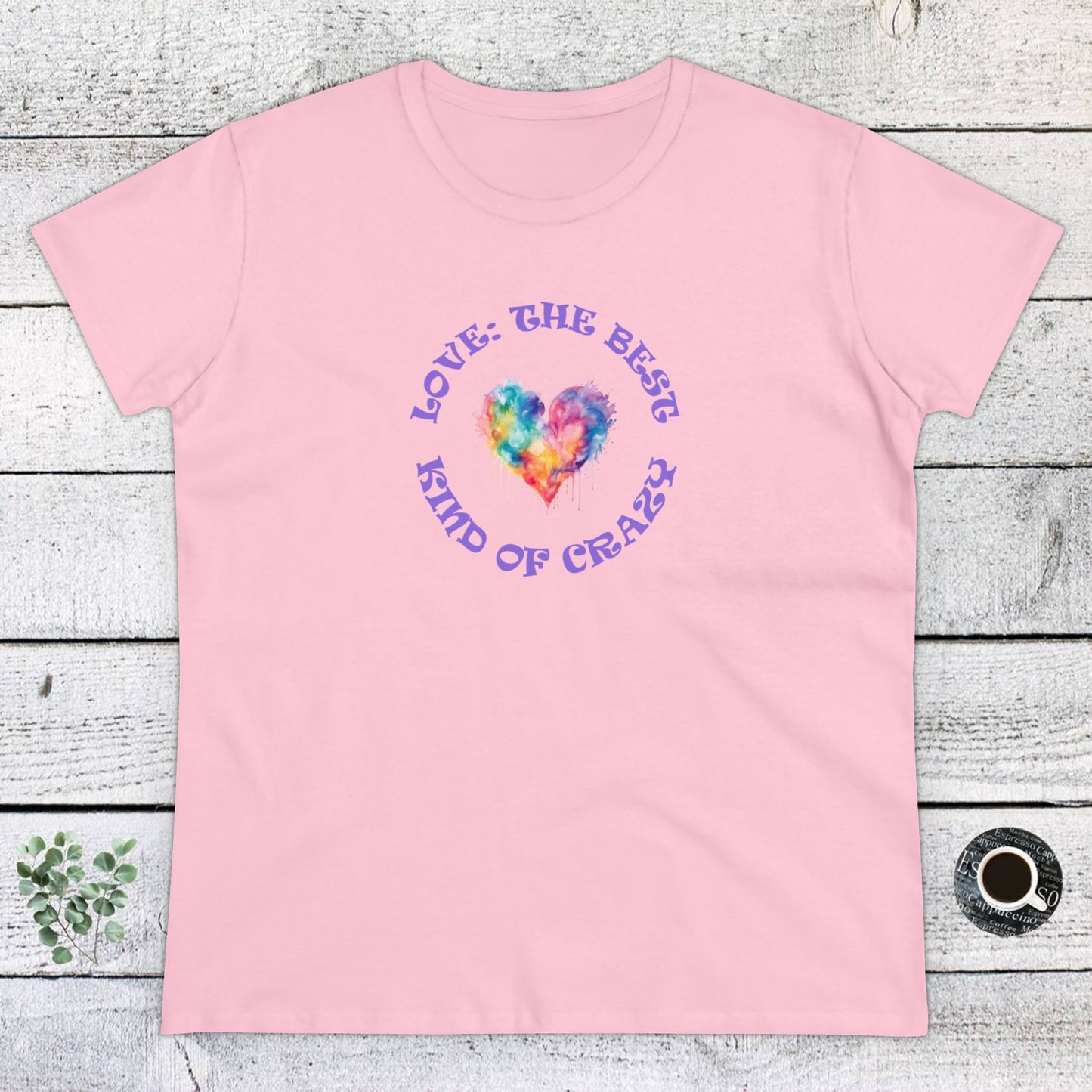 womens t-shirt - love crazy