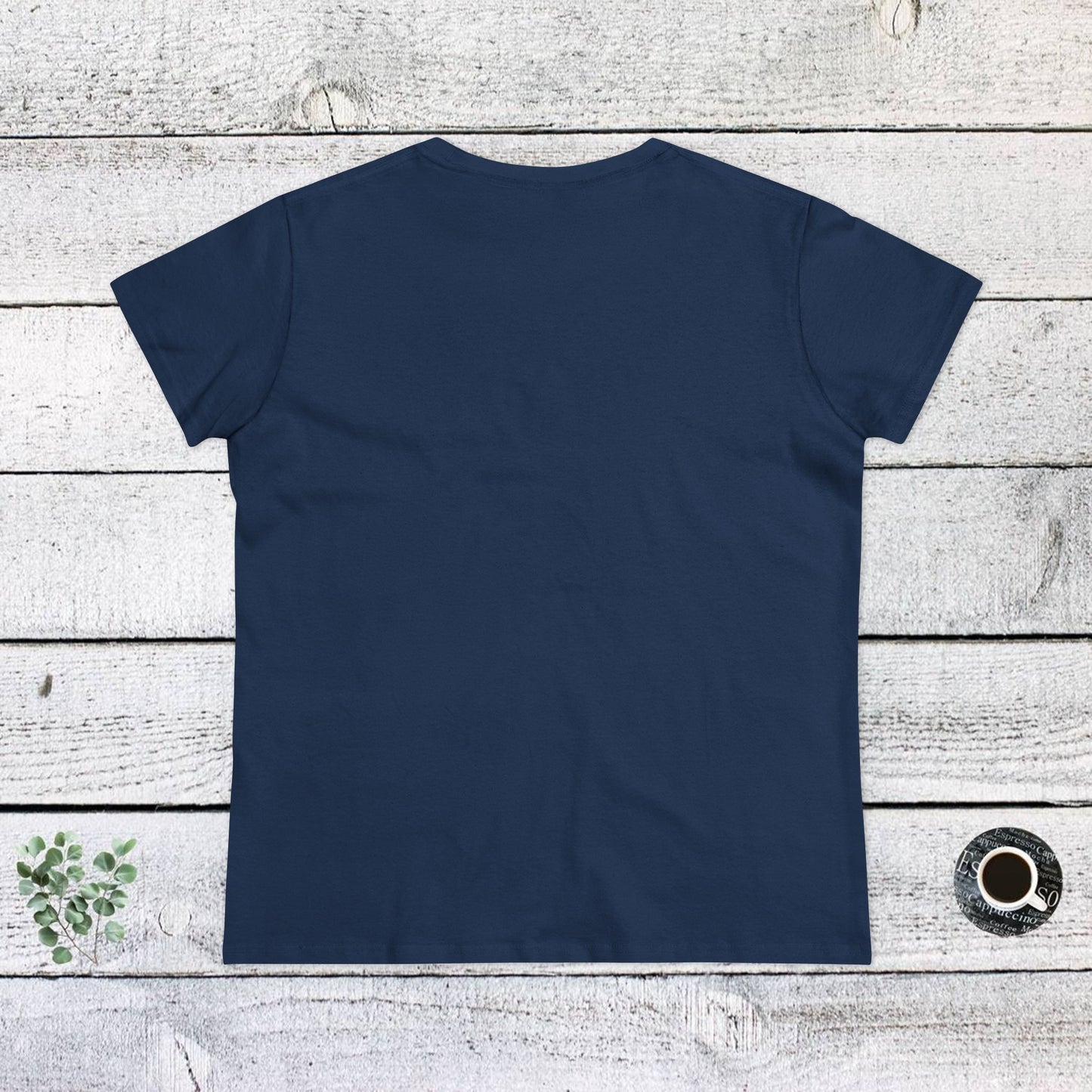 women's midweight cotton tee - live is ruff, but dogs make it better | funny dog lover gift | cute pet quote design
