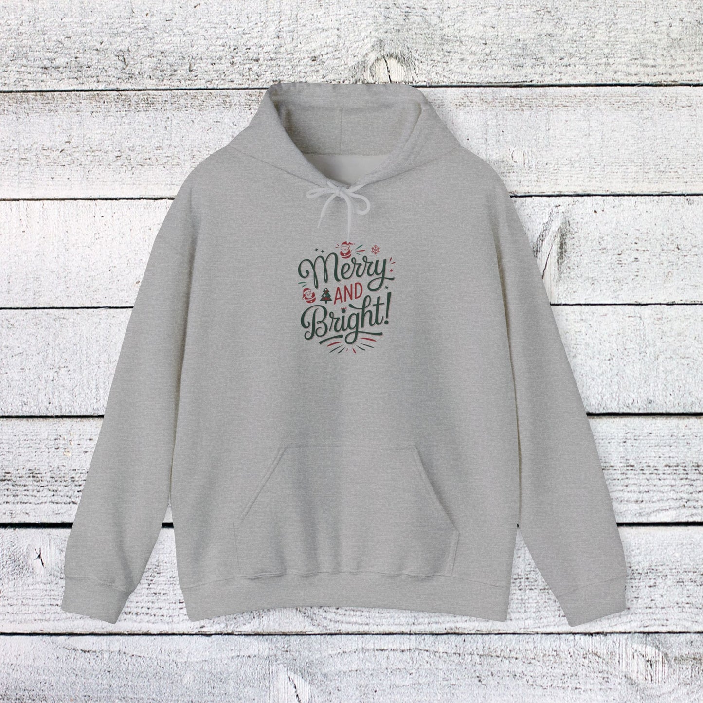 men's and women's christmas sweatshirt. merry & bright. unisex christmas sweatshirt.