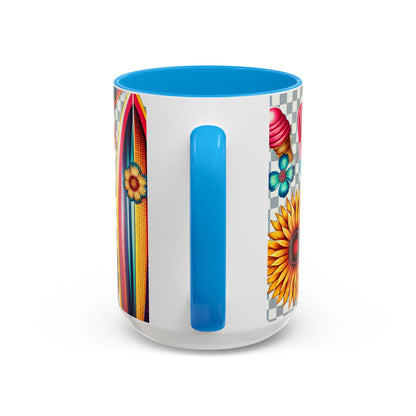 Colorful Summer Vibes Mug | Vibrant Design for Your Morning Coffee