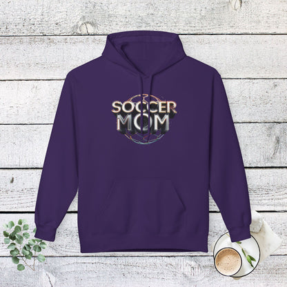 Trendy Unisex Softstyle Hoodie - Perfect for Soccer Moms