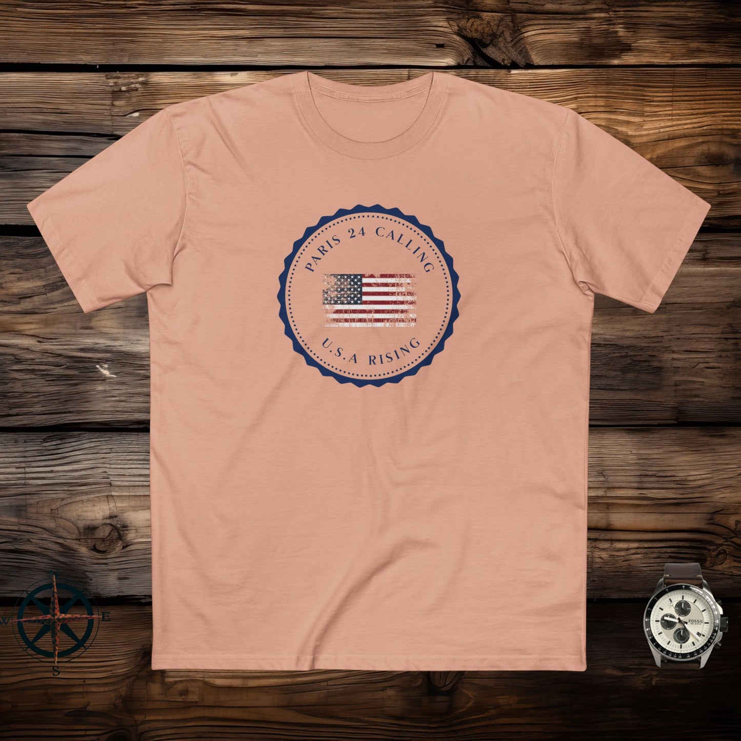 men's t-shirt - usa rising