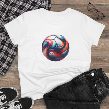 Stylish Women's Cotton Tee for Sports Enthusiasts