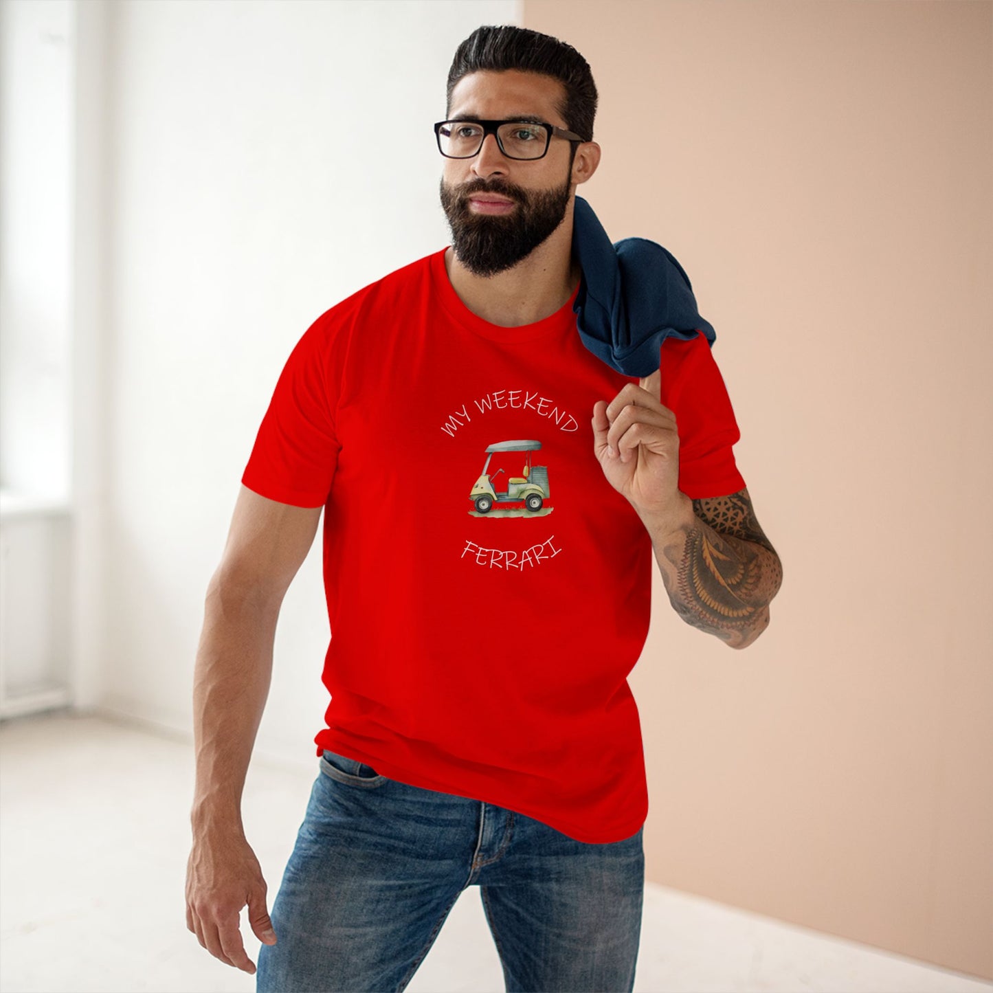 men's t-shirt - my weekend ferrari