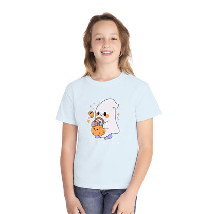 Youth T-Shirt, Kids T-shirts, Kids Tee, Halloween, Cute - Too cute to spook!