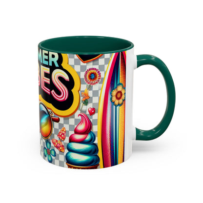 Colorful Summer Vibes Mug | Vibrant Design for Your Morning Coffee