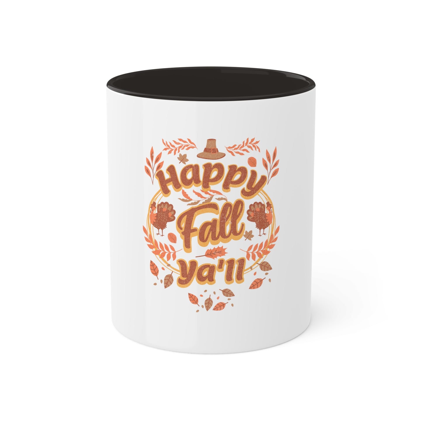 colorful 11oz mug - happy fall ya'll