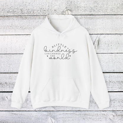 Unisex Heavy Blend™ Hooded Sweatshirt - A Little Kindness Can Change the World - Positive Quote