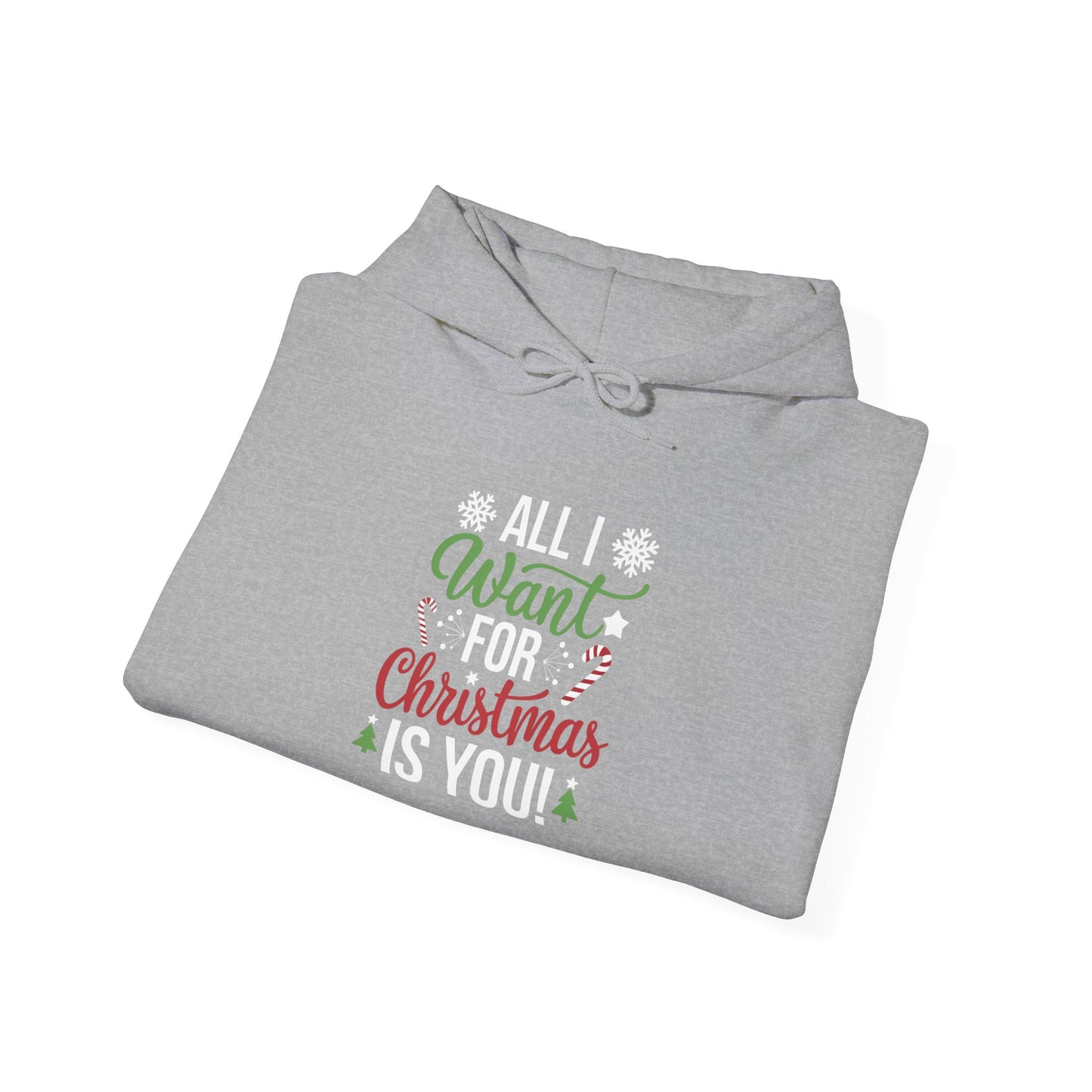 men's and women's christmas sweatshirt. all i want for christmas is you. unisex christmas sweatshirt.