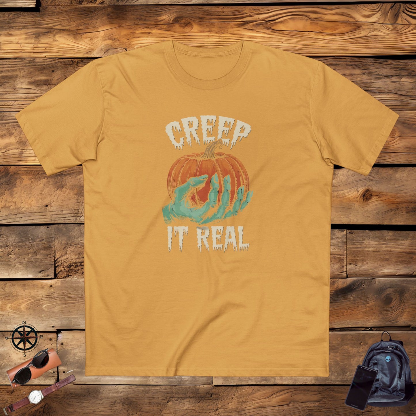 men's t-shirt, men's tee, men's halloween, men's funny gift - creep it real!